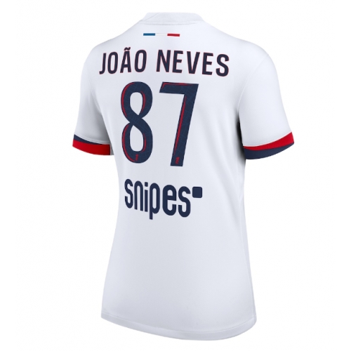 Billige Fotballdrakt Paris Saint-Germain Joao Neves #87 Replika Bortedrakt Dame 2025-26 Kortermet Billige Fotballdrakt Paris Saint-Germain Joao Neves #87 Replika Bortedrakt Dame 2025-26 Kortermet